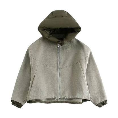 Dames Oversized Jas met Capuchon Stoer en Elegant