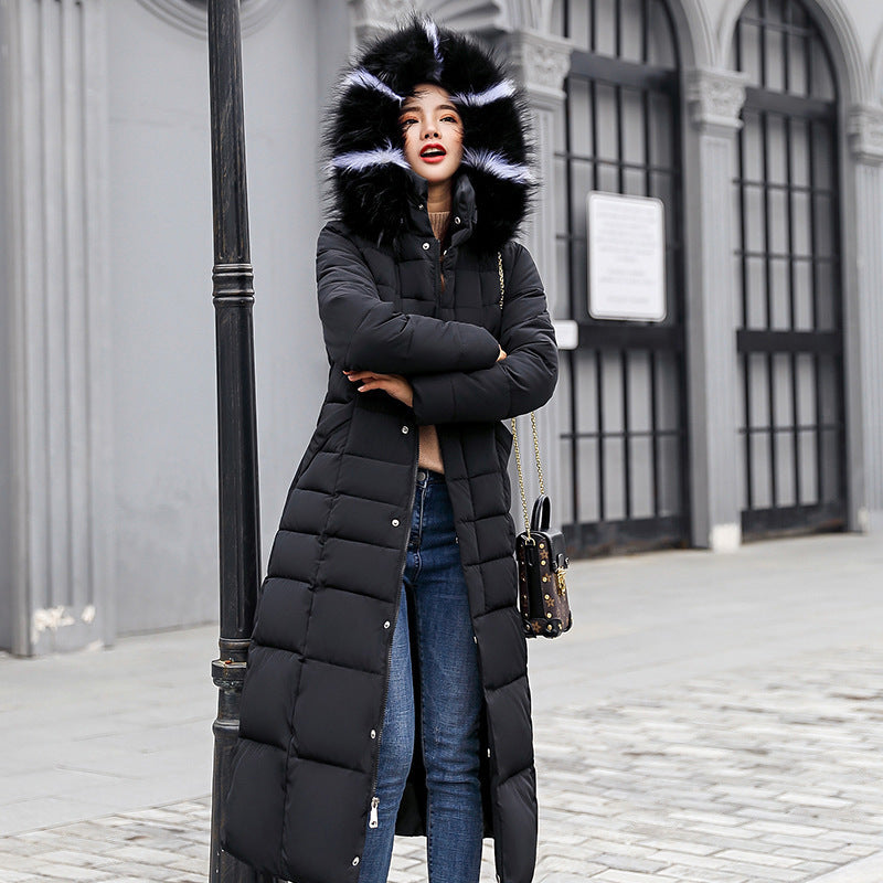 Dames Parka Winterjas Lange Warme Donzen Jas