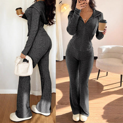 Dames Lounge Set Warm en Zacht met Broek en Vest