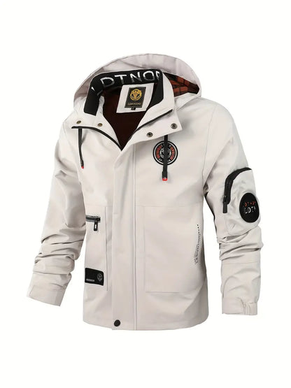 Heren Casual Jas Mid Stretch Rits Voor Mannen - Mode Vibes