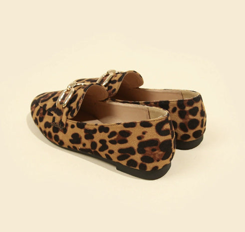 Dames Loafers Panterprint Chic Comfortabel