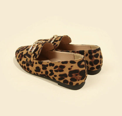 Dames Loafers Panterprint Chic Comfortabel