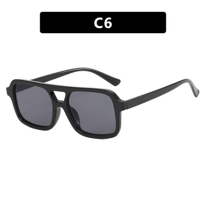 Dames Zonnebril Aviator Stijl met Kleurige Glazen