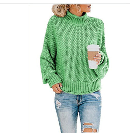 Dames Gebreide Coltrui Elegante Stijlvolle Basic