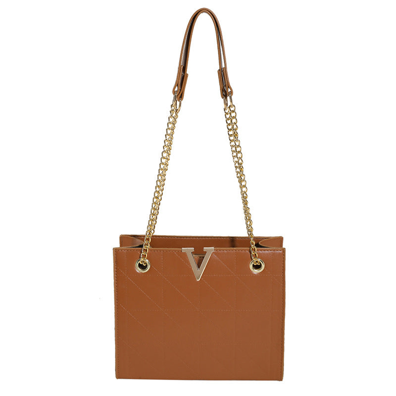 Dames Schoudertas Retro Stijl met Ketting Detail