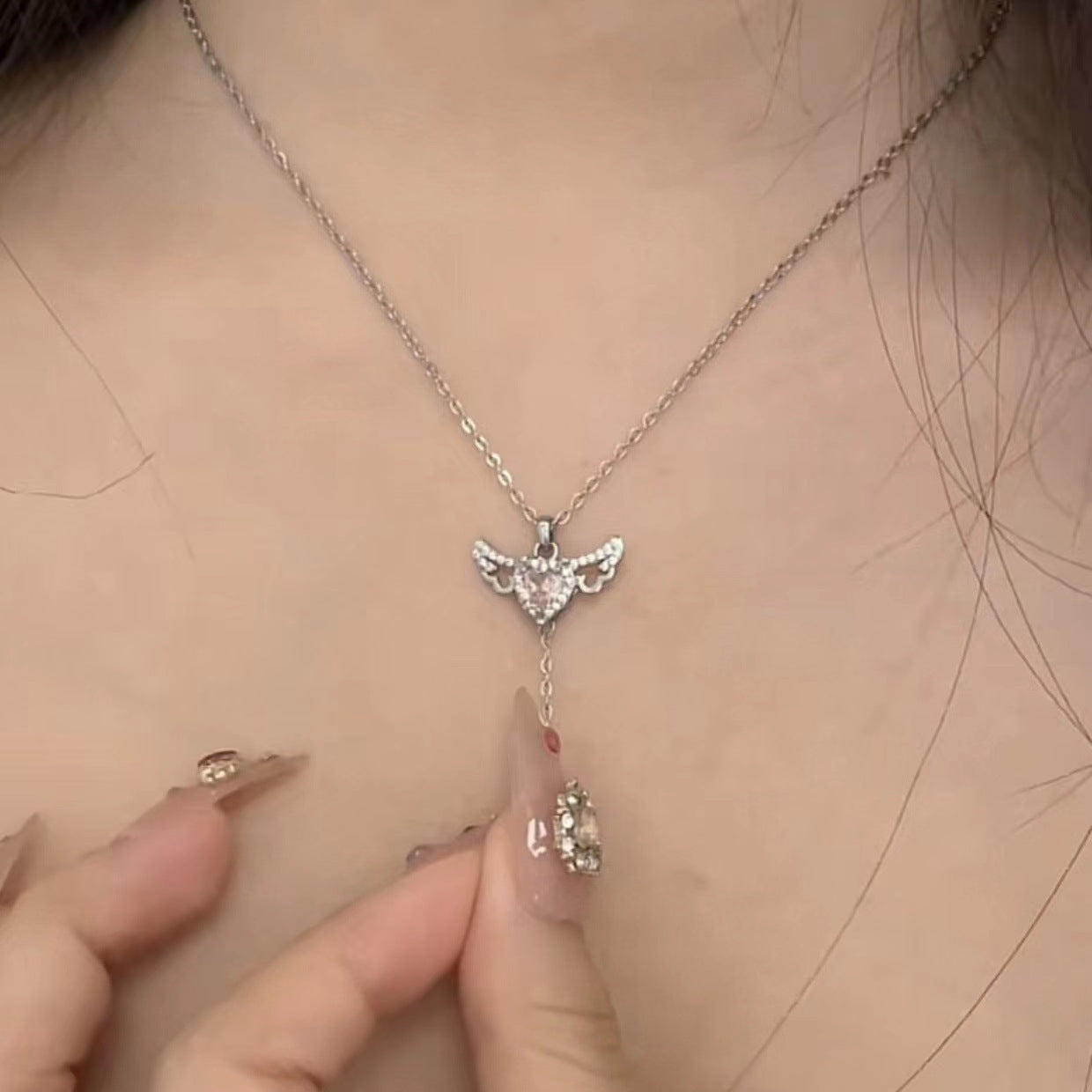 Engel Vleugel Ketting Zilver Livia