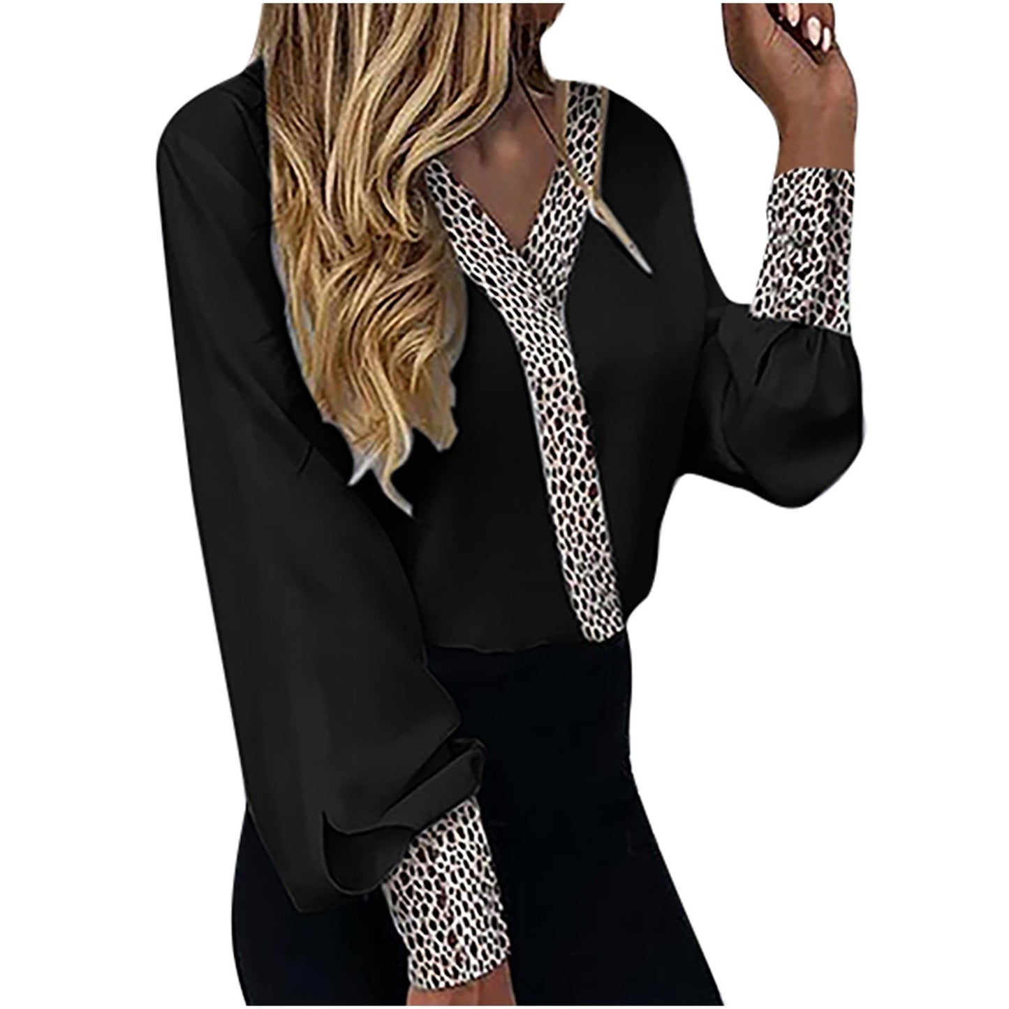 Elegante Luipaardprint Blouse - StijlvolChic