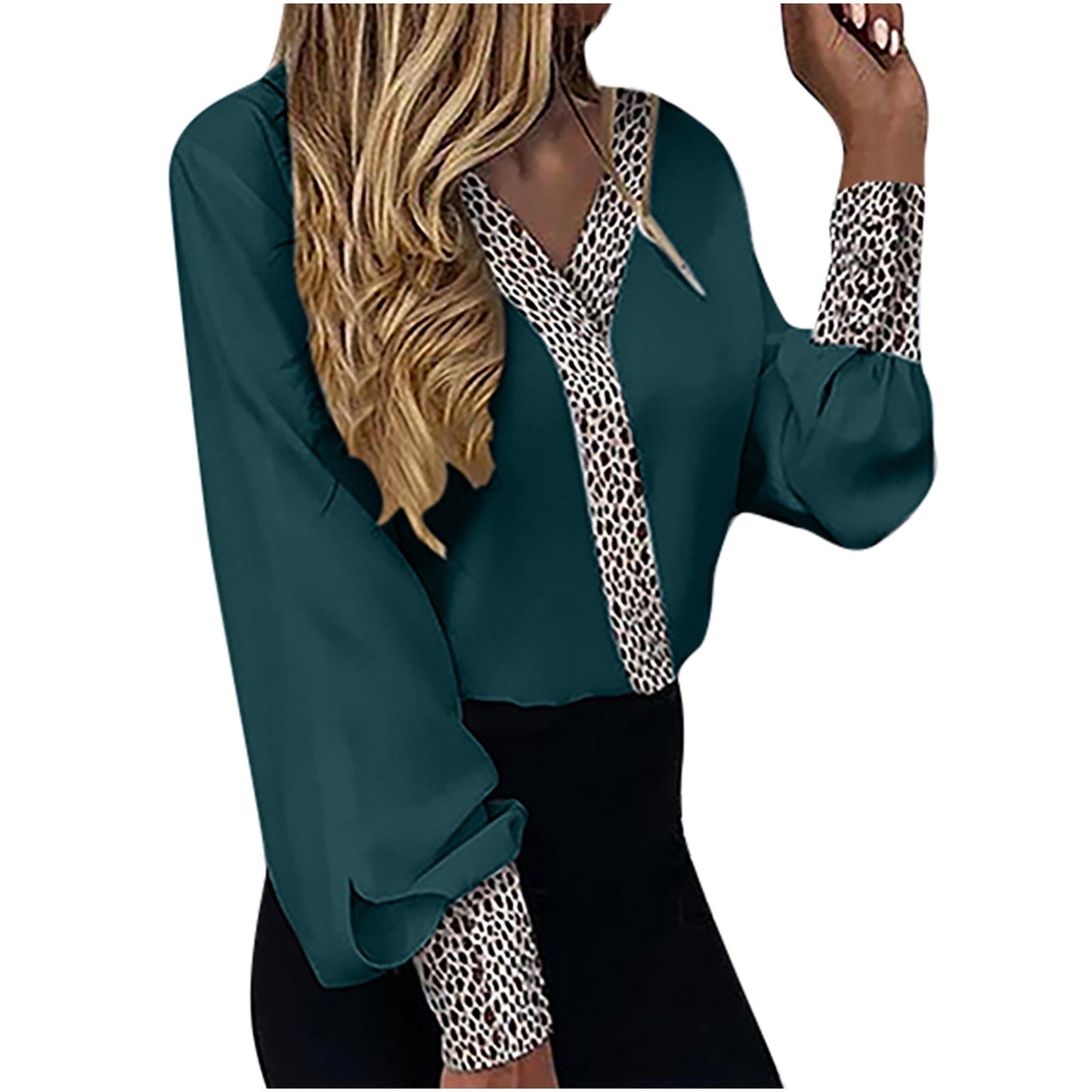 Elegante Luipaardprint Blouse - StijlvolChic