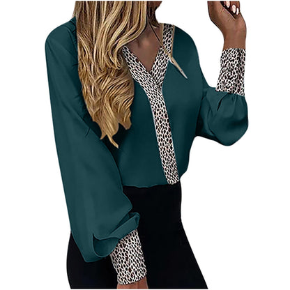 Elegante Luipaardprint Blouse - StijlvolChic