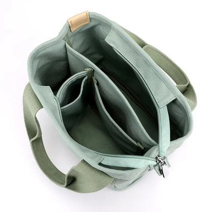 Kleine Canvas Schoudertas voor Dames City Sling Stijlvol