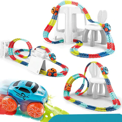 Magnetische Autobaan Speelset met Voertuigen