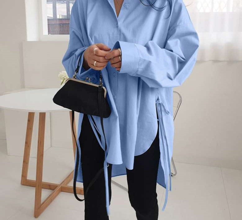 Damesblouse Oversized Klassiek en Tijdloos - Mode Vibes