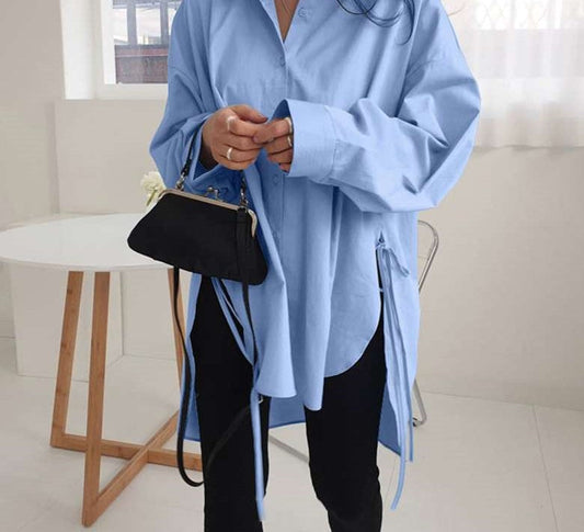 Damesblouse Oversized Klassiek en Tijdloos - Mode Vibes