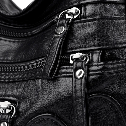 Messenger Tas Vintage Leer Carly Stijl
