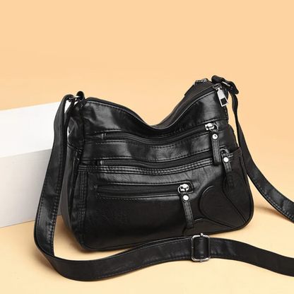 Messenger Tas Vintage Leer Carly Stijl
