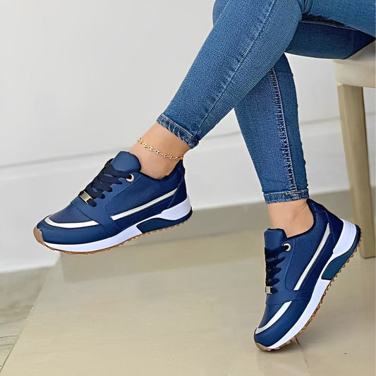 Damesneakers Comfortabel Stijlvol Leer - Mode Vibes