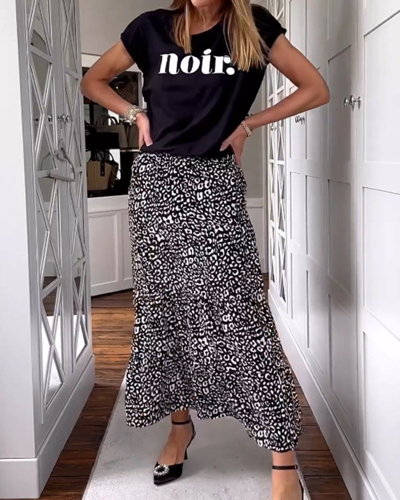 Lange Rok Bedrukt Zomerjurk Vrouwelijk Comfortabel - Mode Vibes