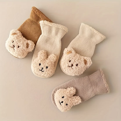 Babysokjes Antislip met Schattige Beren