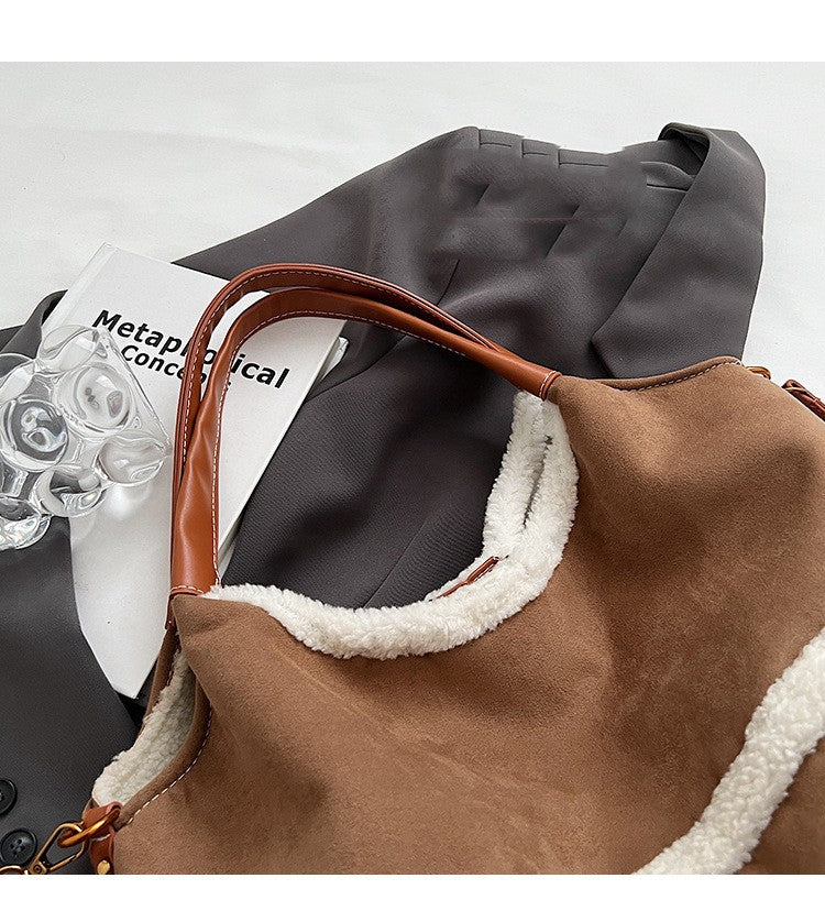 Dames Teddy Shopper van Suède Warm en Stijlvol
