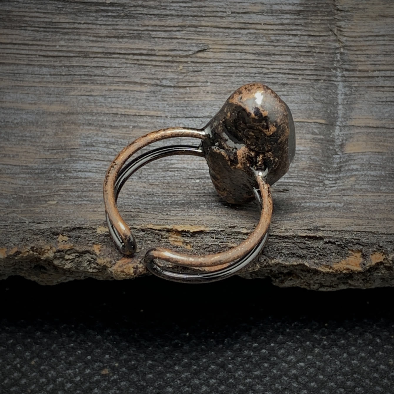 Natuurlijke Geboortesteen Ring Selina Zilver Kleur