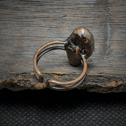 Natuurlijke Geboortesteen Ring Selina Zilver Kleur