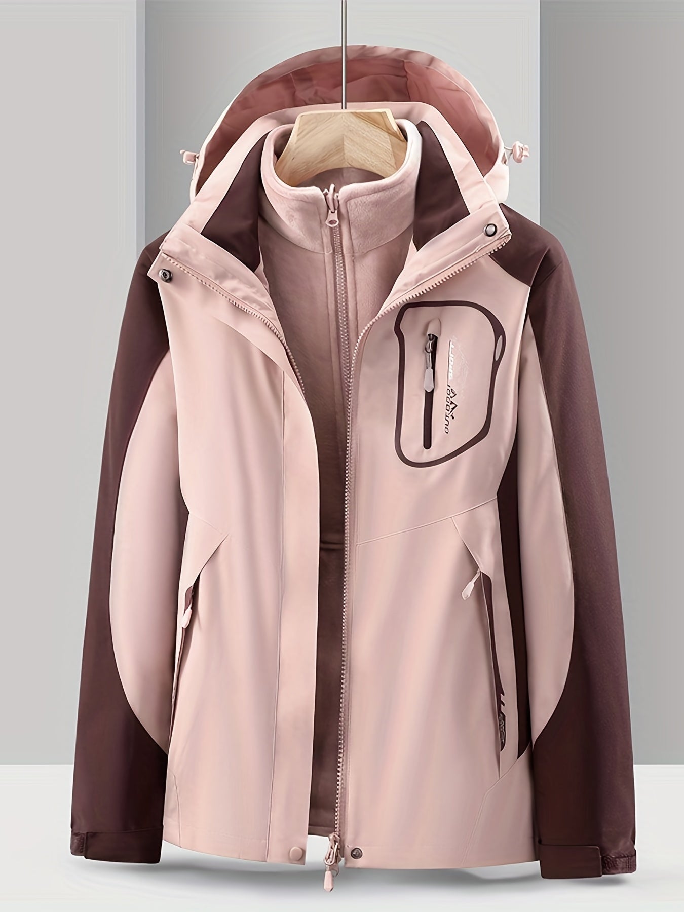 Waterdichte Jas 3-in-1 Regenjas voor Dames - Mode Vibes