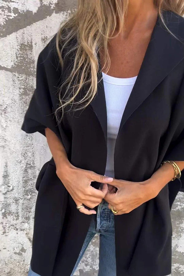 Oversized Losvallende Cape Jas Dames