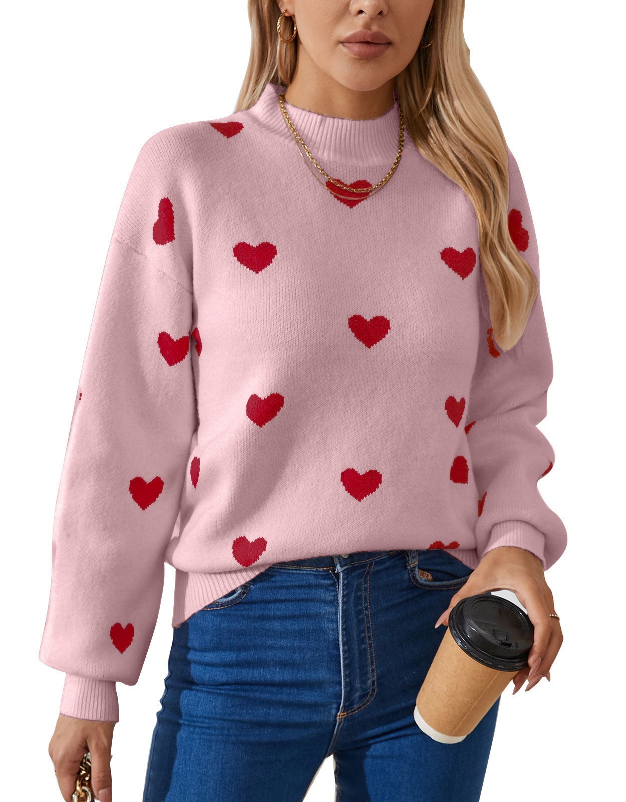Dames Trui Zachte Hartjes Reggy Stijlvolle Look