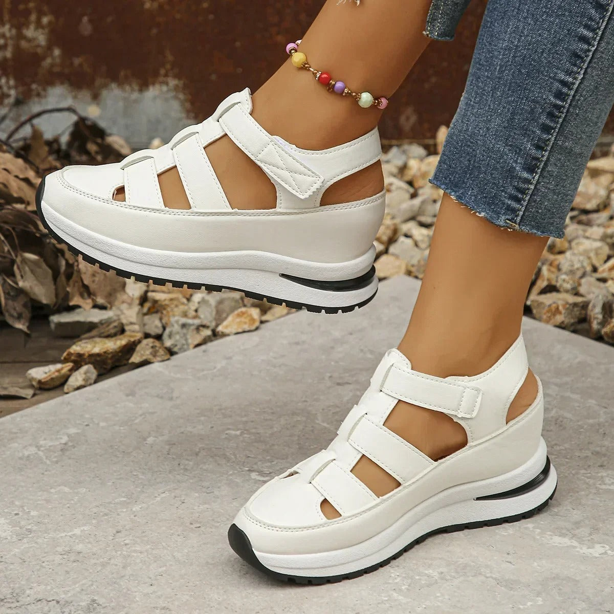 Dames Sandalen Met Comfortabele Pasvorm