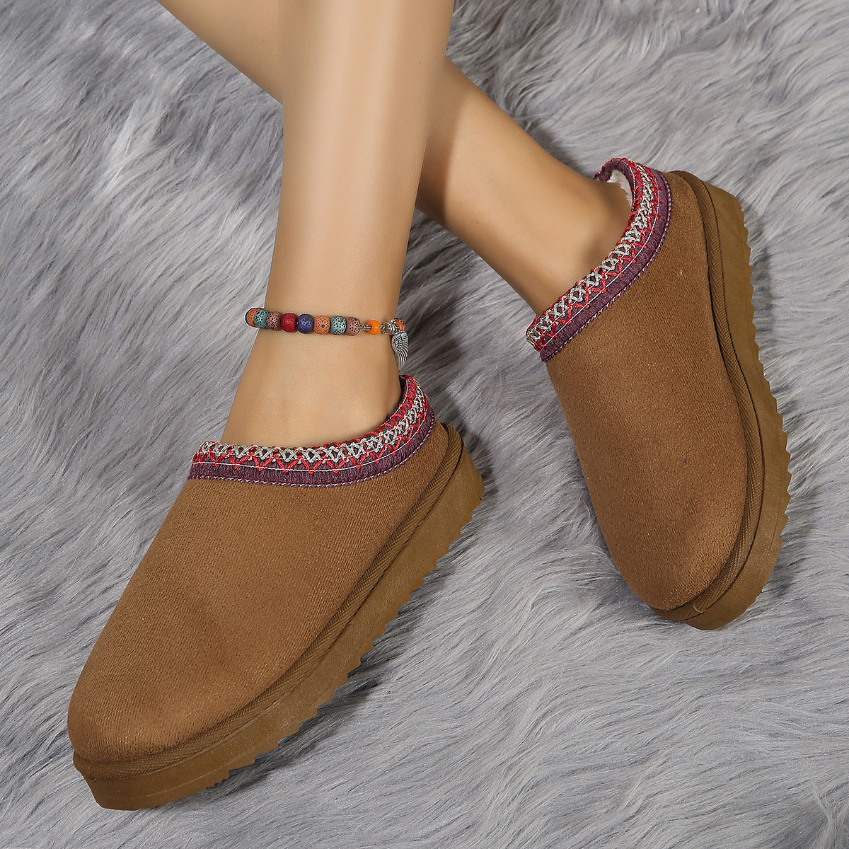 Dames Pantoffels Warm en Zacht met Voering
