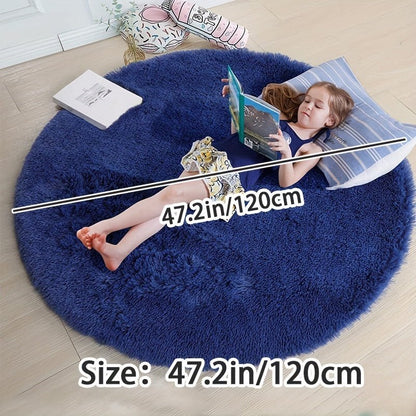 Rond Plush Vloerkleed Zacht en Zachtaardig Clouda
