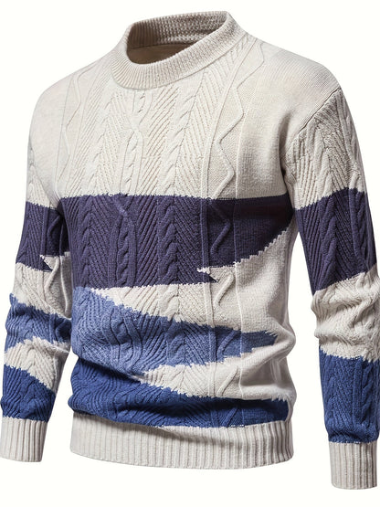 Gebreide Trui Heren Comfortabel Warme Wintertrui