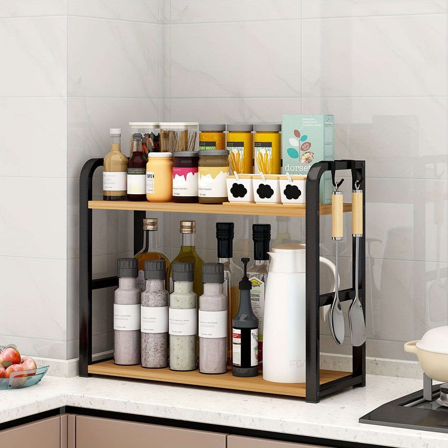 Roestvrijstalen Kruidenrek voor Aanrecht Modern Design