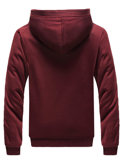 Winter Fleece Jas met Capuchon Warm en Comfortabel