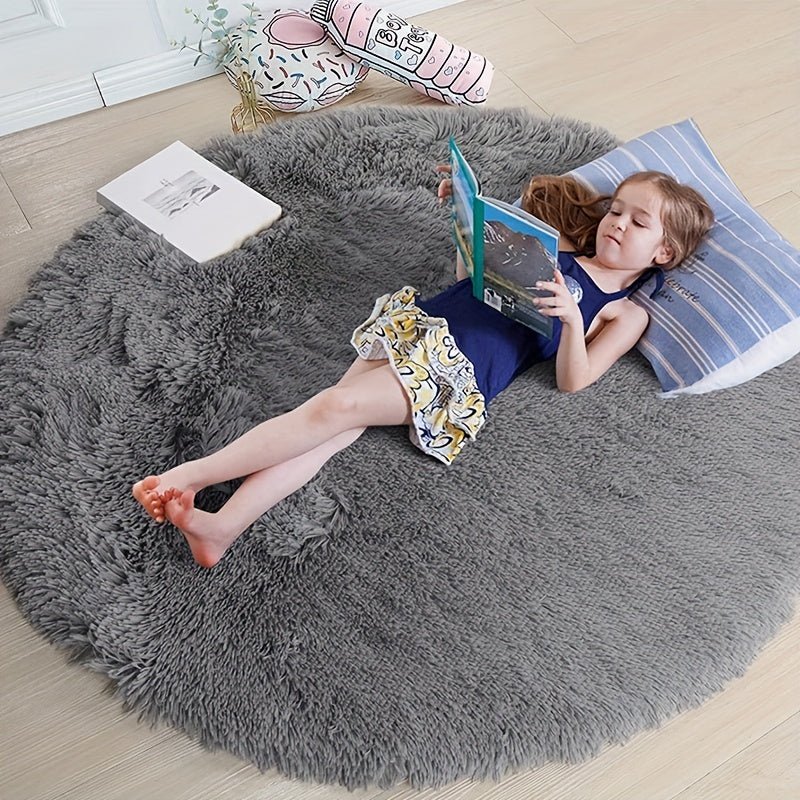 Rond Plush Vloerkleed Zacht en Zachtaardig Clouda