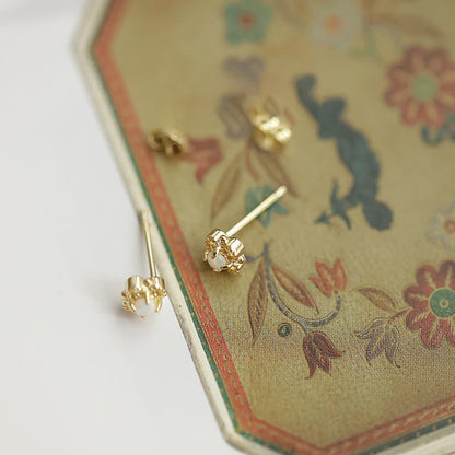 Oorbellen met Opaal Vintage Stijl Seraphina