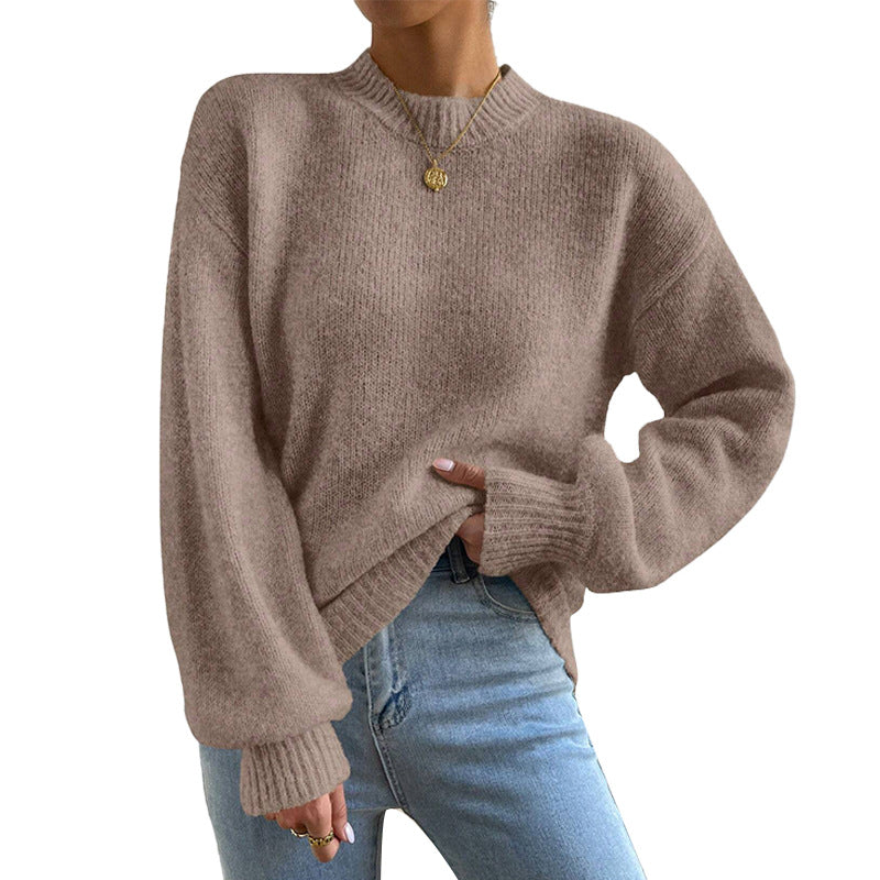 Dames Gebreide Trui Zacht Elegante Stijlvolle Trendy Design