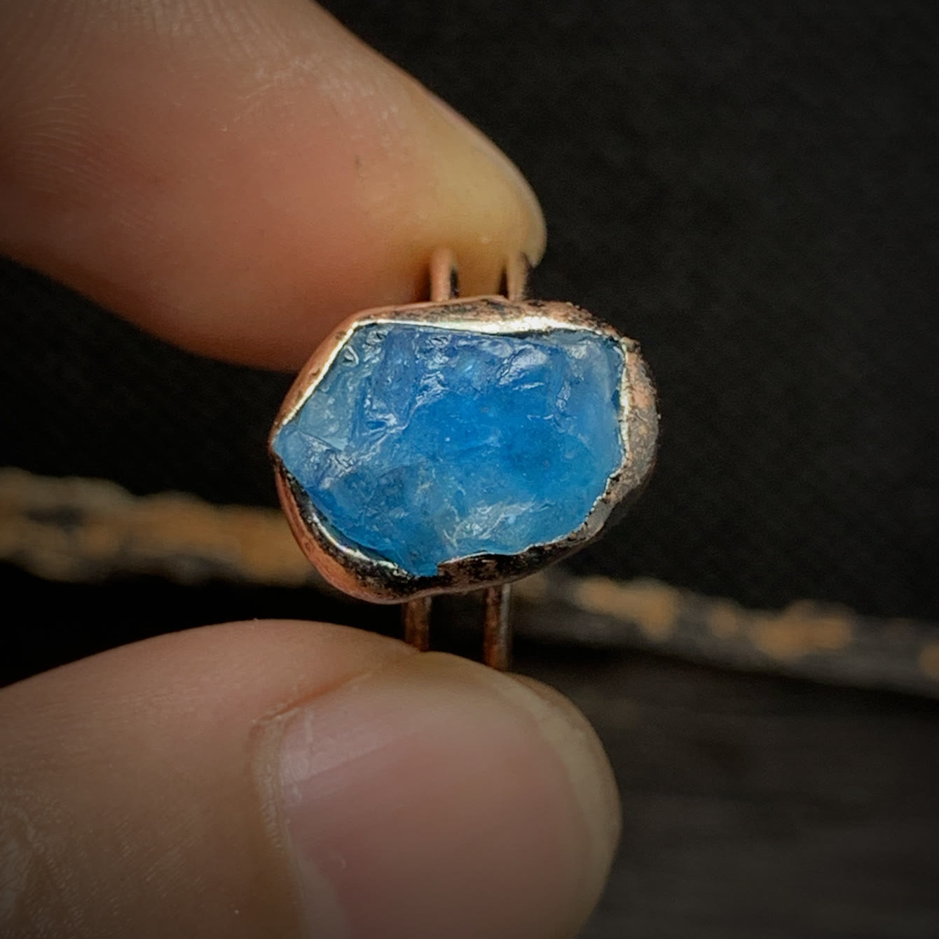 Natuurlijke Geboortesteen Ring Selina Zilver Kleur