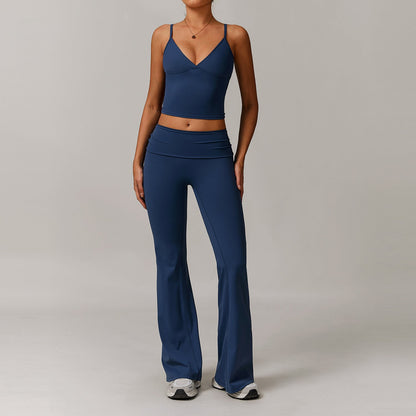 Yoga Sport Set Dames 2-Delig Naadloos Comfortabel Sportkleding