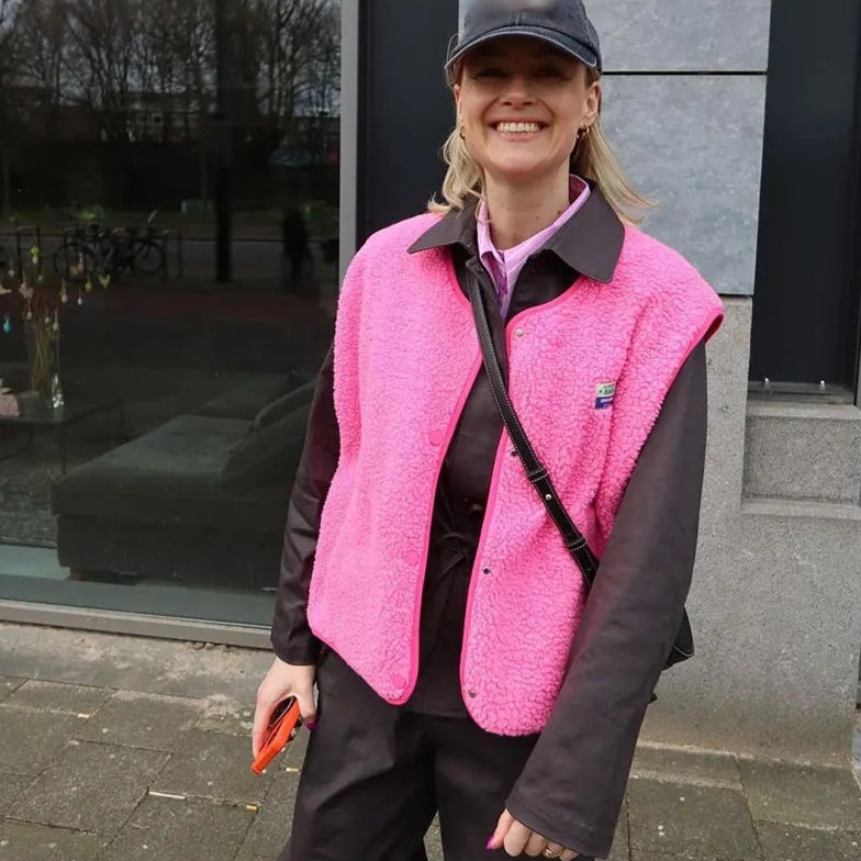 Dames Fleece Vest Mouwloos Warm voor Buiten