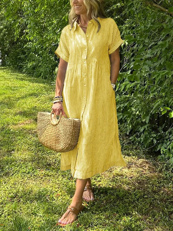 Dames Maxi-jurk Vloeiende Pasvorm