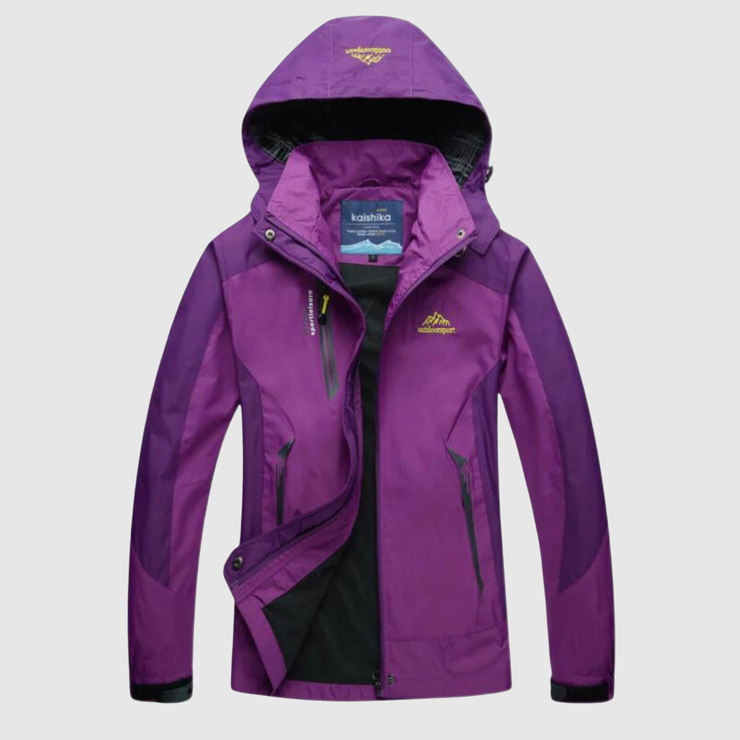 Dames Waterdichte Outdoor Jas met Capuchon - Voor Extreme Avonturen