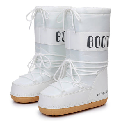 Dames Waterdichte Snowboots Hoge Gewatteerde Comfortabele Laarzen