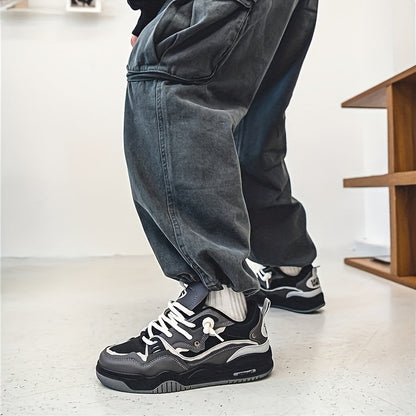 Stijlvolle Heren Skateschoenen met Veters en Gripzool