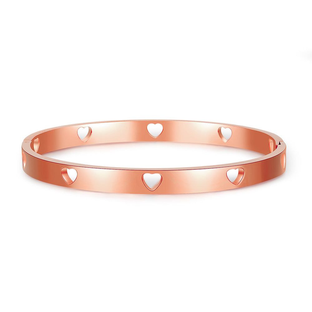 Dames Armband RVS Roestvrij Staal met Hart Motief