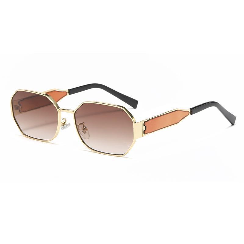 Dames Zonnebril Geometrisch Montuur Trendy Stijl