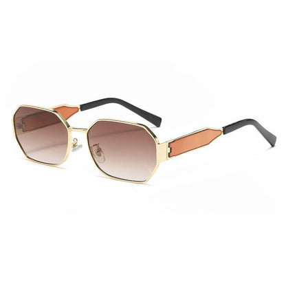 Dames Zonnebril Geometrisch Montuur Trendy Stijl
