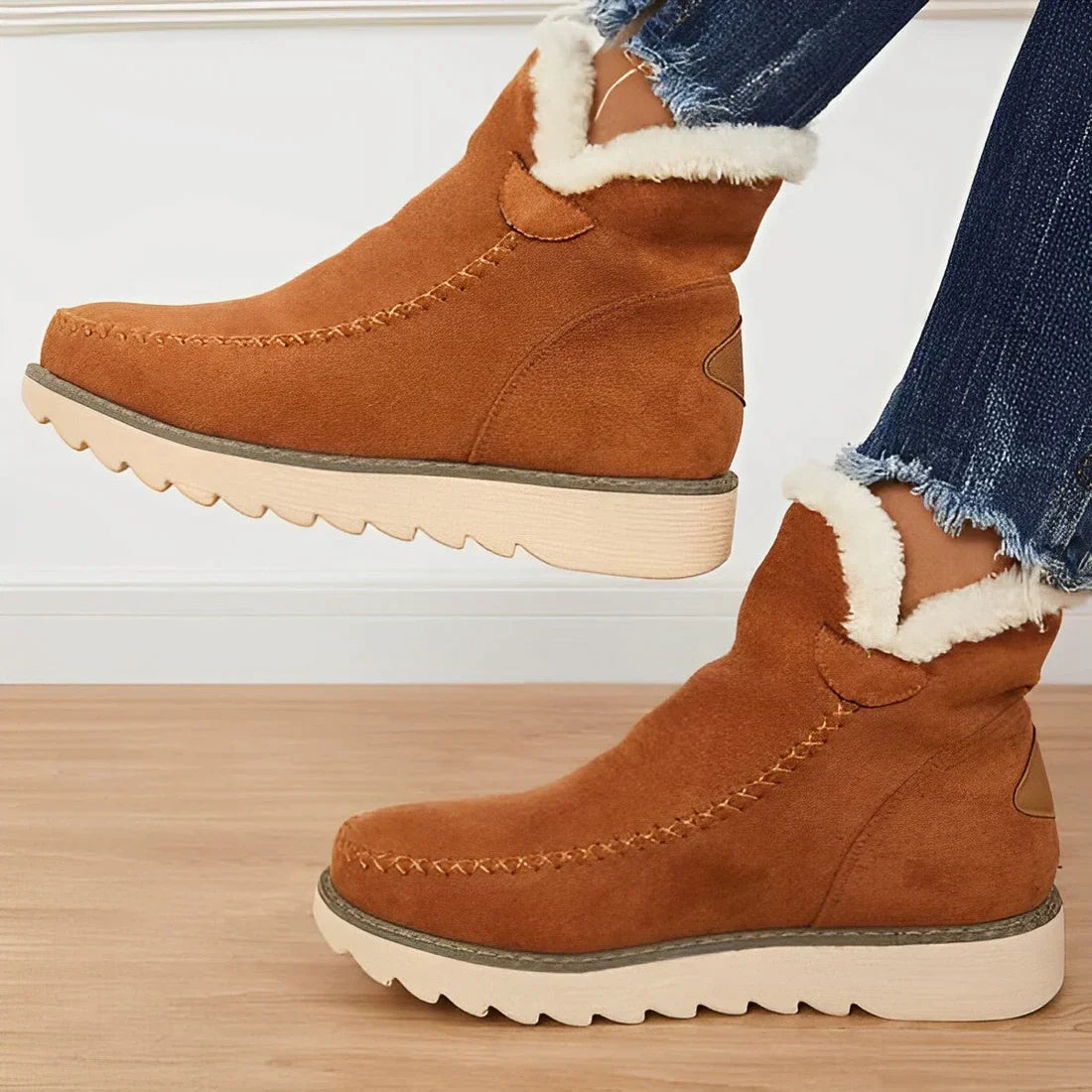 Warmte Sneeuwlaarzen Dames Antislip Waterdicht - Mode Vibes