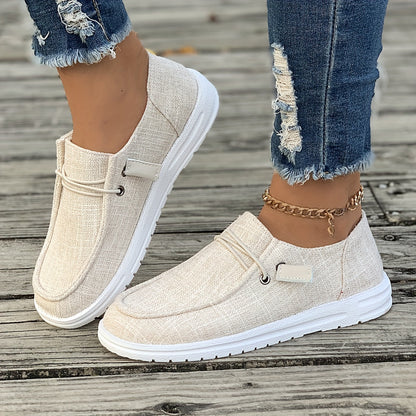 Dames Instappers Casual Leer Zwart Comfortabele Schoenen