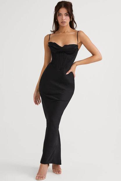 Maxi Jurk Korset Stijl Isabella Frauen - Mode Vibes